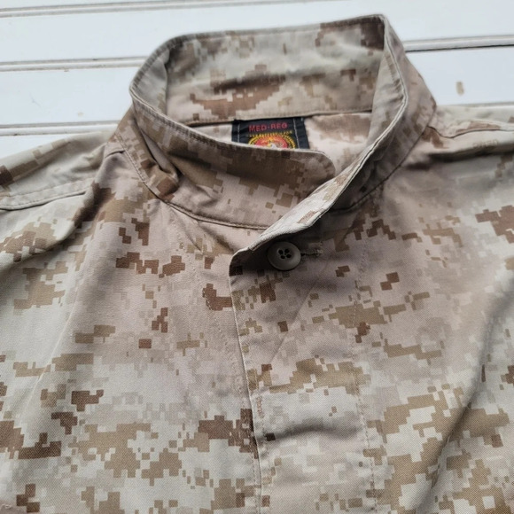 Propper USMC Marines Camouflage Button Up Tactical Long Sleeve Mens Med Regular - Picture 3 of 12